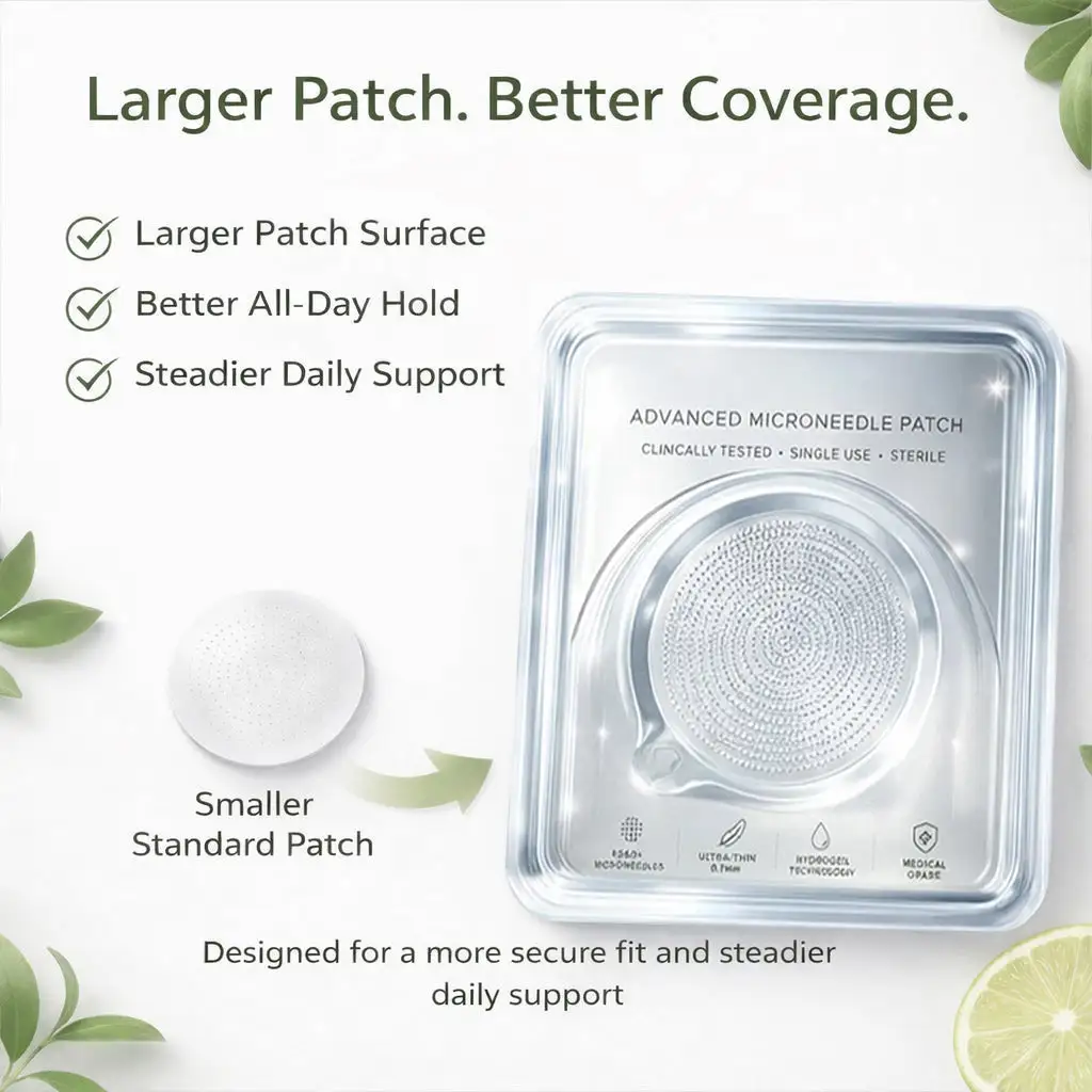 OFFICIAL
BRAND
๐๐๐๐๐๐บ๐ฐ๐ตยฎ
Moringa Berberine ร NAD+ 10-in-1 Advanced Nano Microneedle Patch (Experience Visible 7-Day Results)